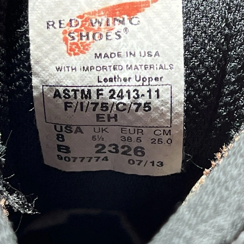 Red Wing Steel Toe Oil Resistant Safety Boot - Picture 12 of 12